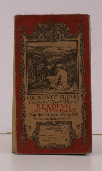 Ordnance Survey Contoured Road Map of Reading and Newbury. Sheet …