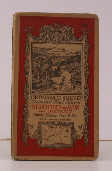 Ordnance Survey Contoured Road Map of Stratford-on-Avon and District. Sheet …