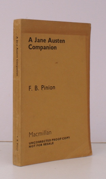 A Jane Austen Companion. A Critical Survey and Reference Book. …