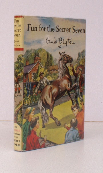 Fun for the Secret Seven. Illustrations by Burgess Sharrocks. [Second …