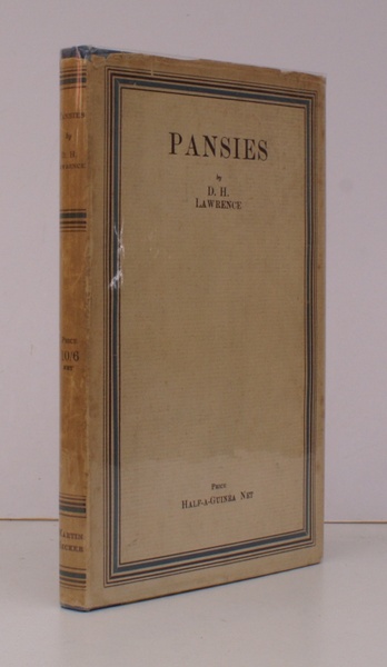 Pansies. Poems. [First Trade Edition]. 2600 COPIES WERE PRINTED