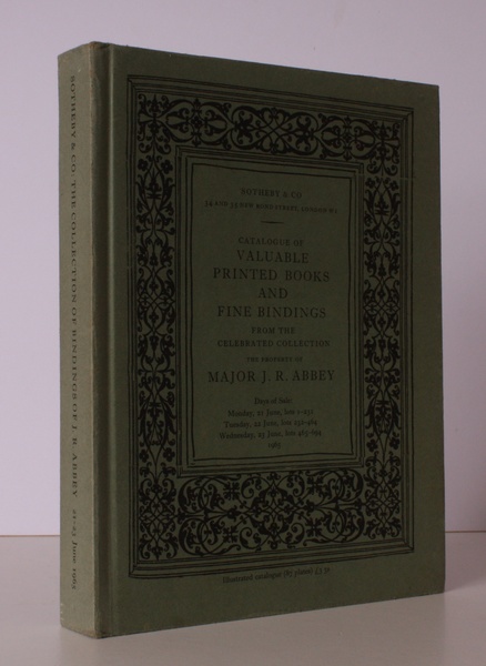 [Sale Catalogue of] Valuable Printed Books and Fine Bindings from …