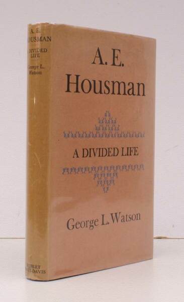 A.E. Housman. A Divided Life. BRIGHT, CLEAN COPY IN DUSTWRAPPER