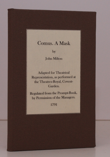 Comus. A Mask. Adapted for Theatrical Representation, as performed at …