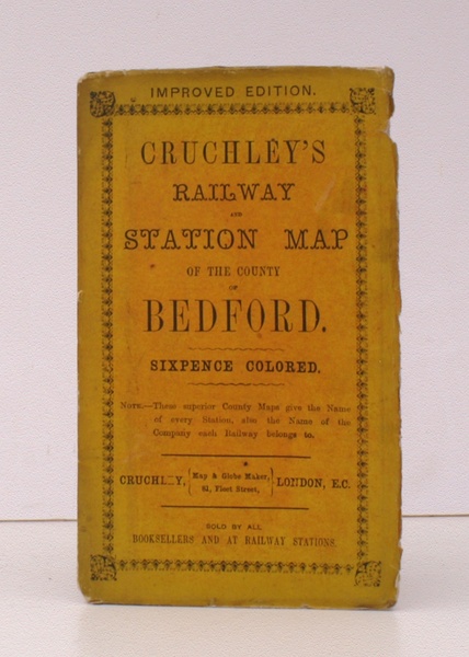 Cruchley's Railway and Station Map of the County of Bedford. …
