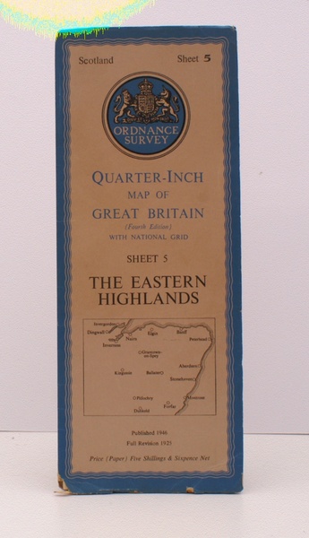 Ordnance Survey.Quarter-Inch Map. The Eastern Highlands. Fourth Edition with National …
