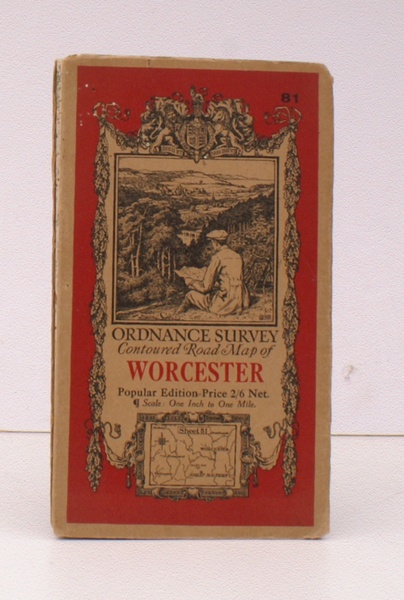 Ordnance Survey Contoured Road Map of Worcester. Popular Edition. Sheet …