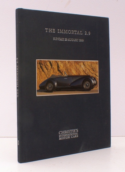 The Immortal 2.9. [Sale Catalogue]. 1937 Alfa Romeo 8C 2900B. …