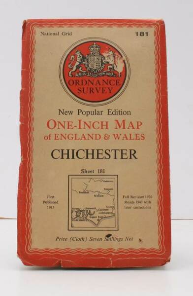 Ordnance Survey One-Inch Map. Chichester. New Popular Edition. Sheet 181. …