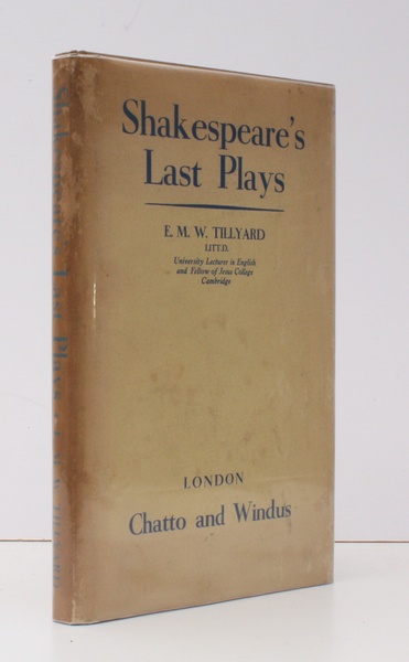 Shakespeare's Last Plays. BRIGHT, CLEAN COPY IN UNCLIPPED DUSTWRAPPER