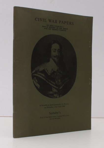 [Sale Catalogue of] Civil War Papers of King Charles I, …
