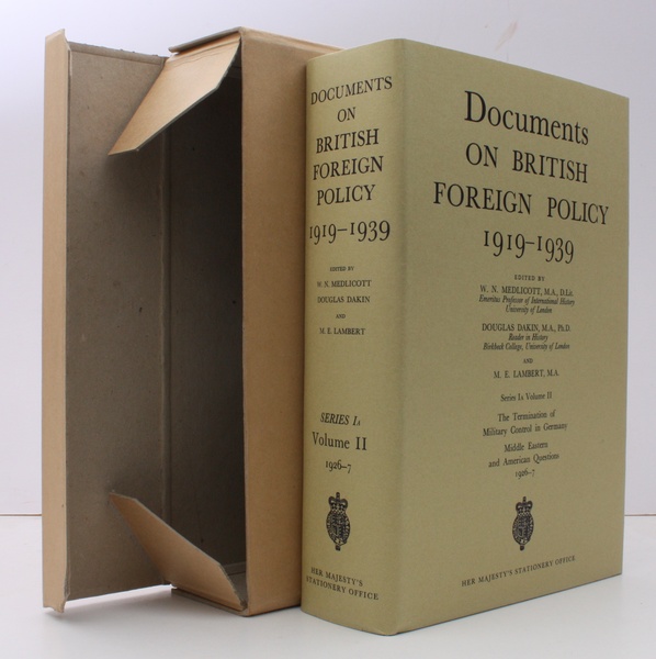 Documents on British Foreign Policy 1919-1939. Series IA, Volume II. …