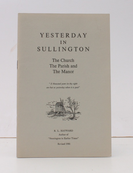 Yesterday in Sullington. FINE COPY IN ORIGINAL WRAPPERS