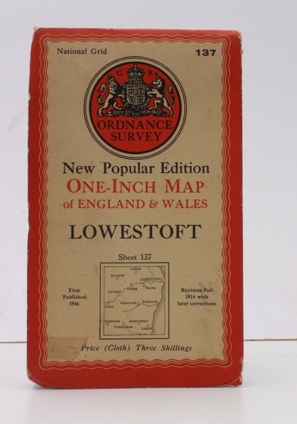 Ordnance Survey One-Inch Map of Lowestoft. New Popular Edition. Sheet …
