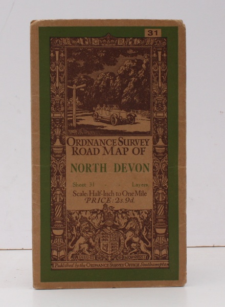 Ordnance Survey Road Map of North Devon. Sheet 31. Scale: …