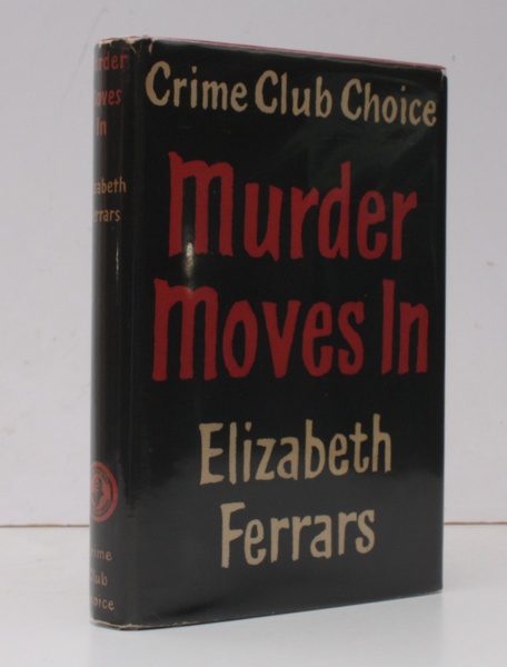 Murder moves in. BRIGHT, CLEAN COPY IN DUSTWRAPPER