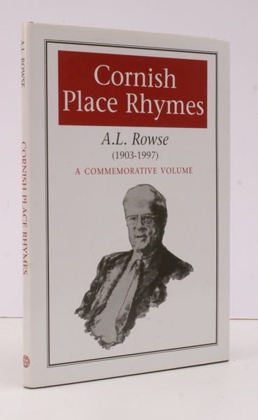 Cornish Place Rhymes. A.L. Rowse (1903-1997): A Commemorative Volume.