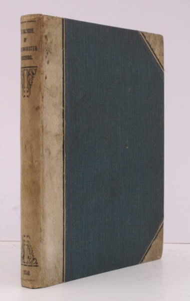 A Catalogue of Westminster Records. Deposited at the Town Hall, …