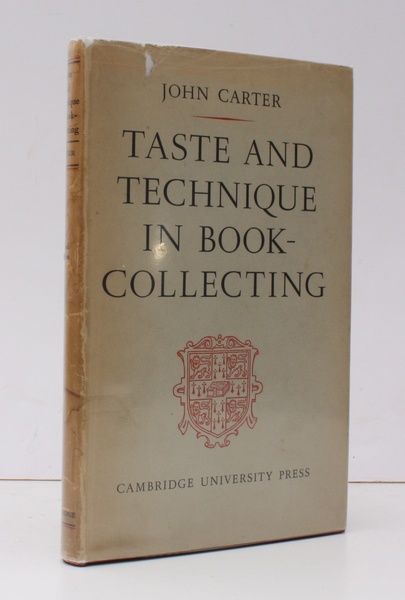 Taste and Technique in Book Collecting. A Study of Recent …