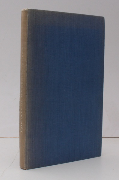 The Shifner Archives. A Catalogue edited by Francis W. Steer. …