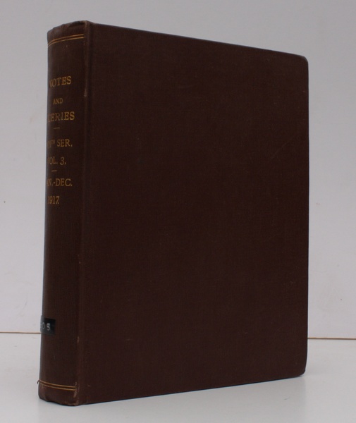 Notes and Queries. Twelfth Series. Volume III. January - December …