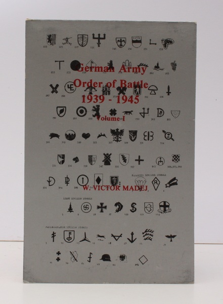 German Army Order of Battle 1939-1945. Volume I. NEAR FINE …