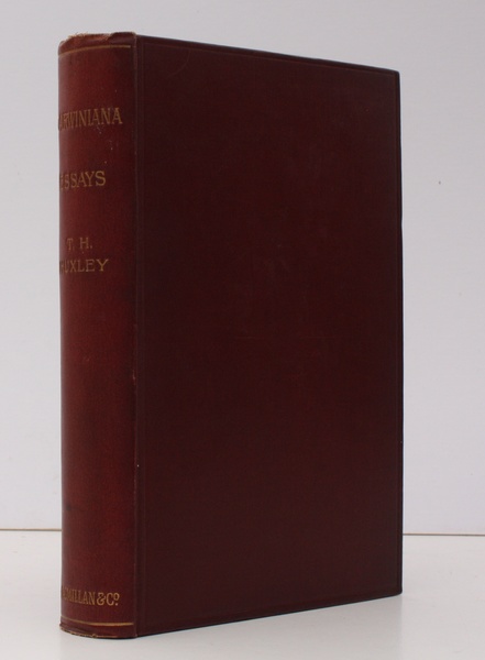 Darwiniana. Essays by Thomas H. Huxley. REMARKABLY BRIGHT, CLEAN COPY