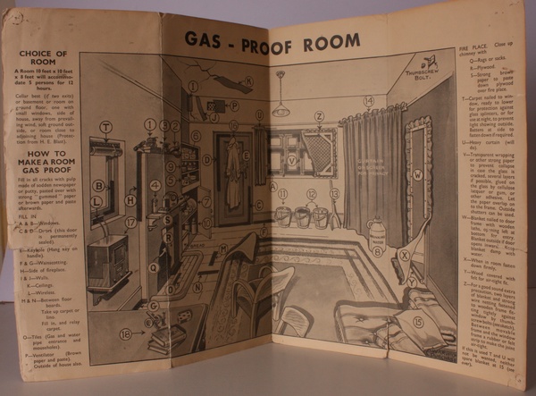 ARP. Householder's Air Raid Precautions Chart. Illustrating Home Office Instructions. …