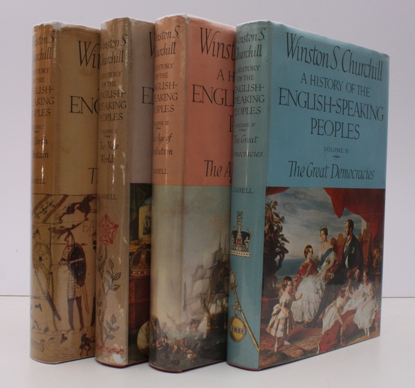 A History of the English-Speaking Peoples. BRIGHT, CLEAN SET IN …