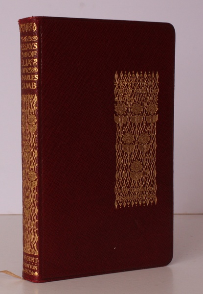 The Essays of Elia. [Introduction by Augustine Birrell.] FIRST APPEARANCE …