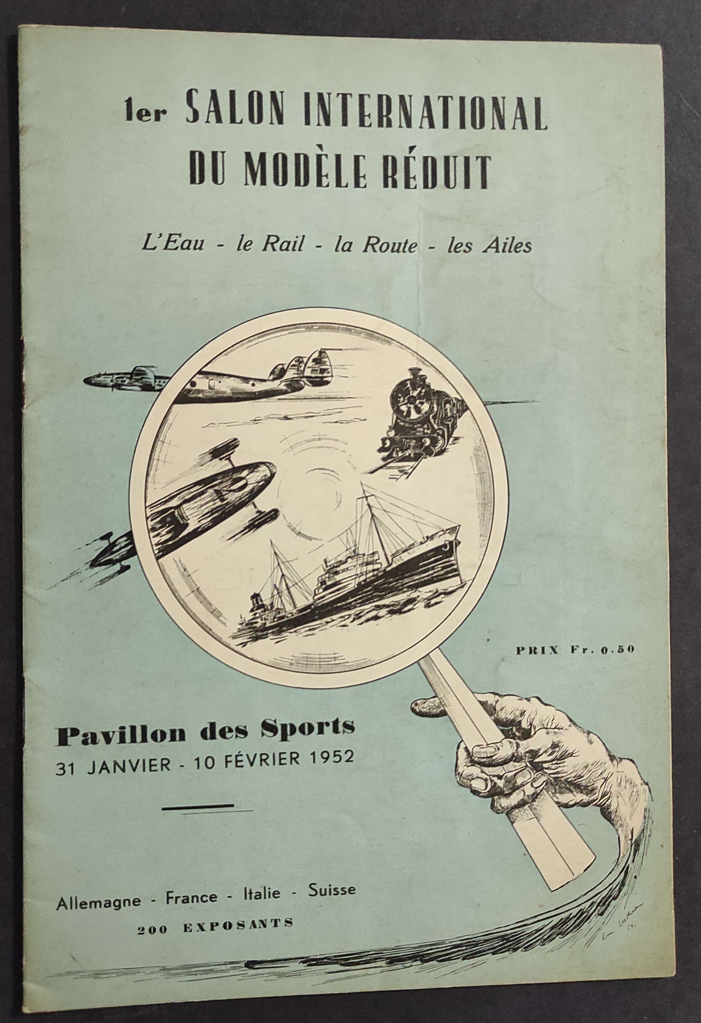 1Er Salon International du Modèle Réduit - l'Eau, Le Rail, …
