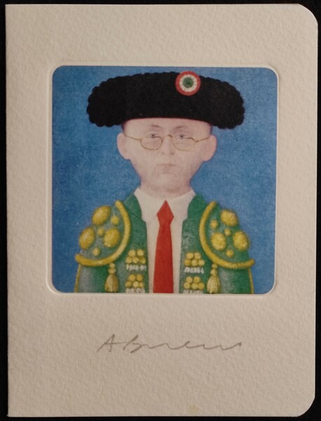 Riproduzione Fotolitografica Antonio Bueno - Autoritratti Firmati