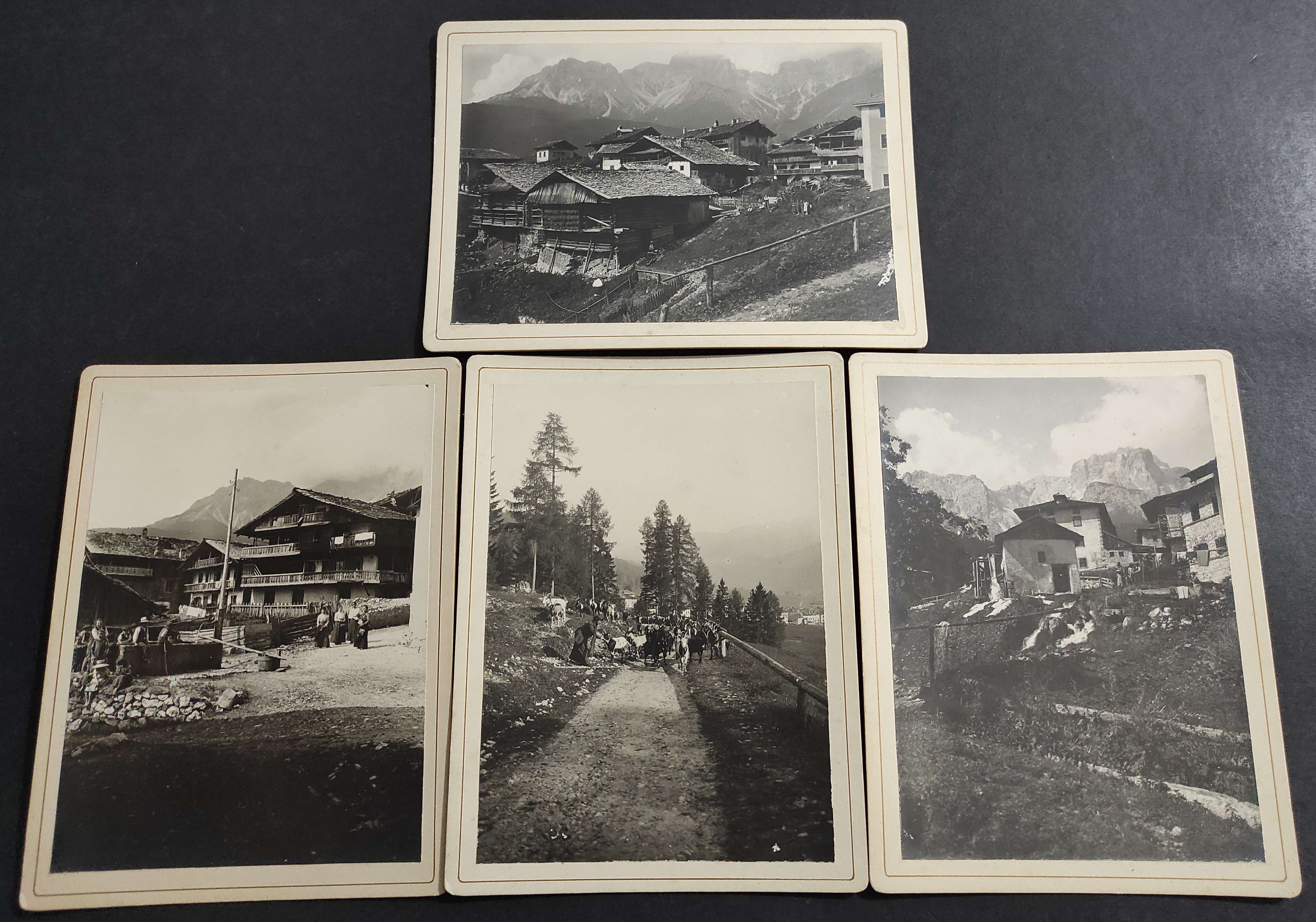 4 Fotografie Su Cartoncino Comelico Superiore - Desoledo - Belluno …