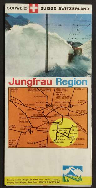 Depliant Jungfrau Region - Wengernalp-Jungfraubahn Interlaken