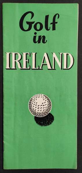 Opuscolo Golf in Ireland - H. Longhurst