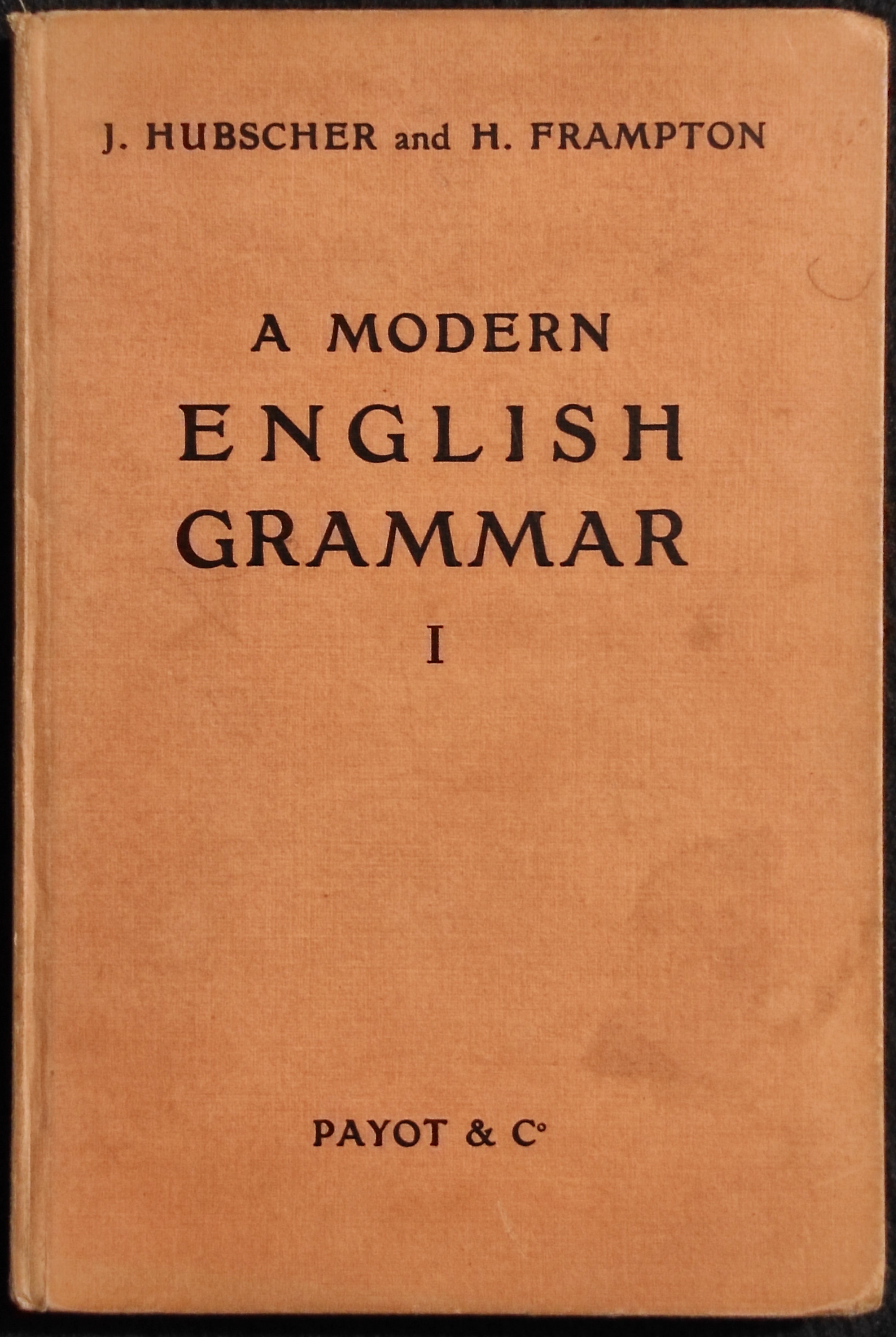 A Modern English Grammar I