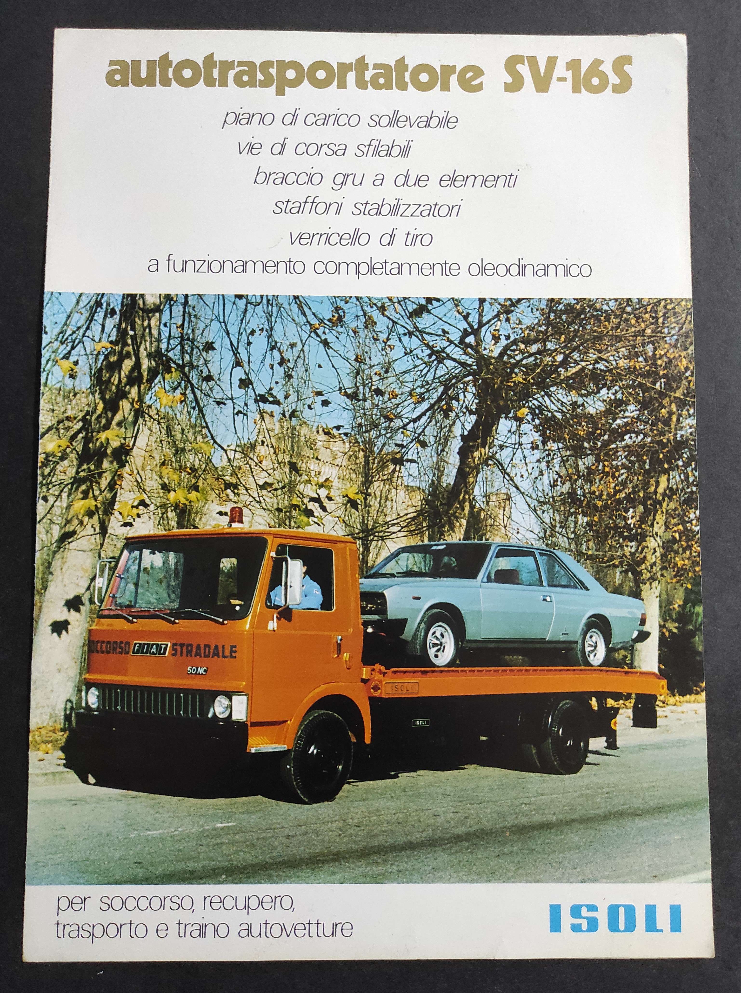 Brochure Camion - Autotrasportatore SV-16S - Isoli