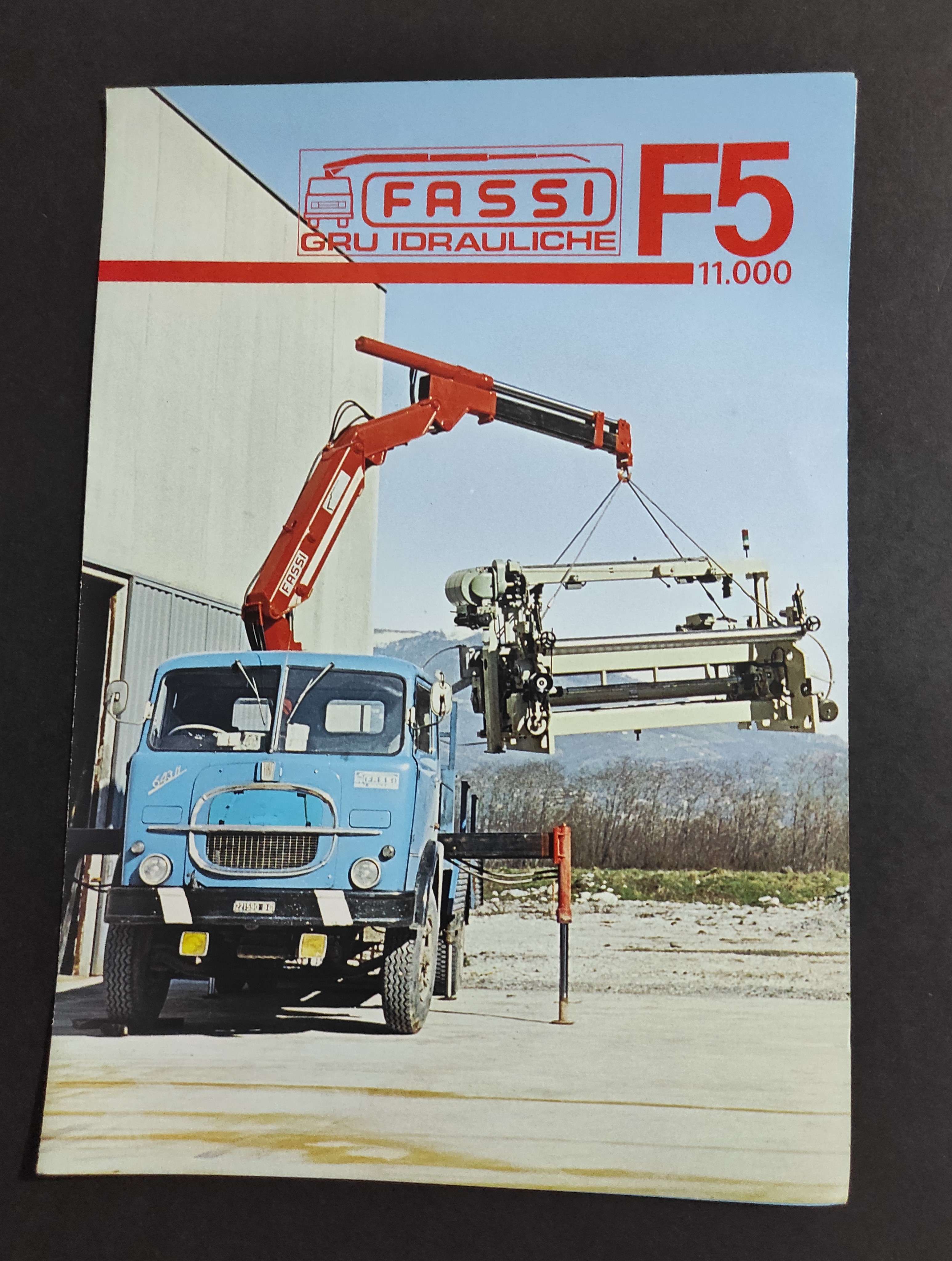 Brochure Camion - Fassi Gru Idrauliche - F5 - 11.000