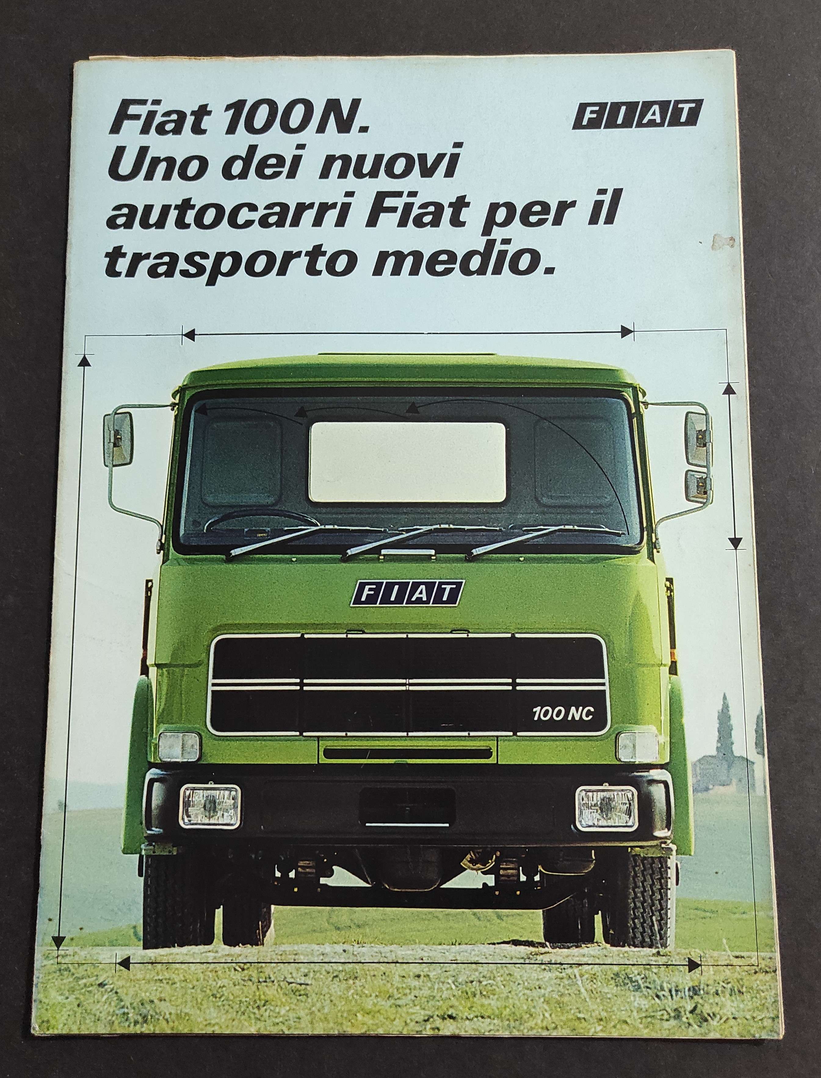 Brochure Camion - Fiat 100 N - Uno dei Nuovi …
