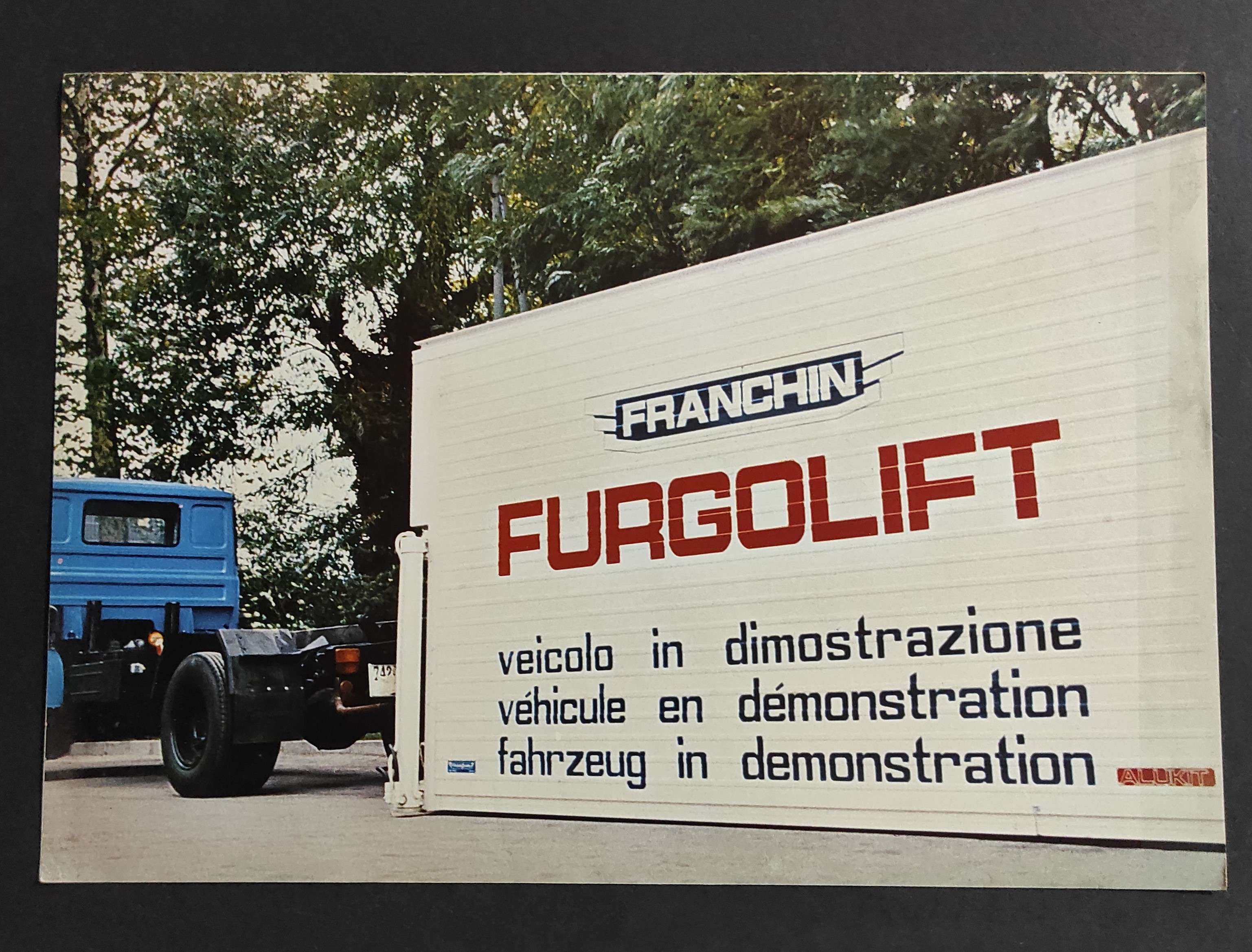 Brochure Camion - Franchin - Furgolift - Alukit