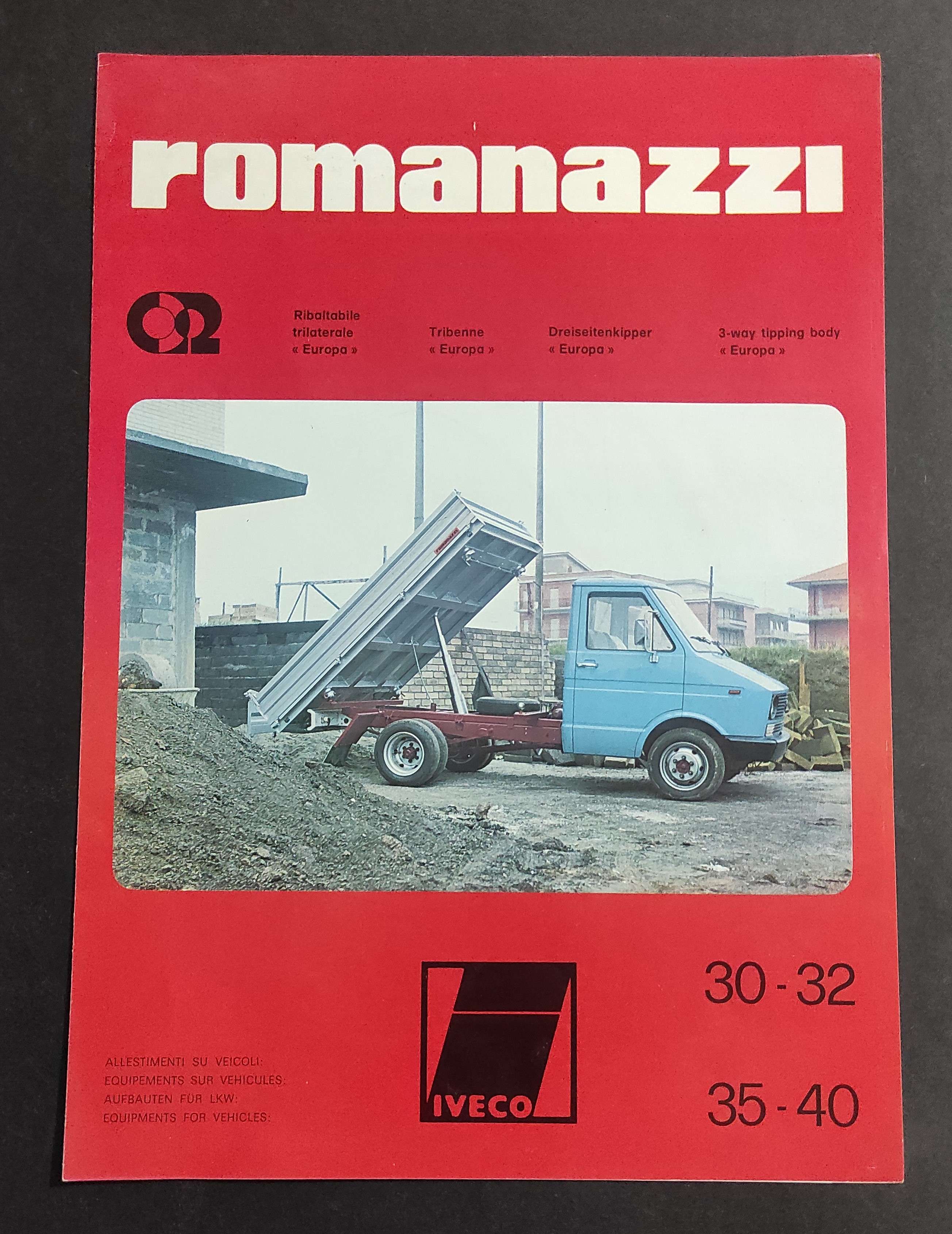 Brochure Camion - Romanazzi - Ribaltabile Trilaterale Europa