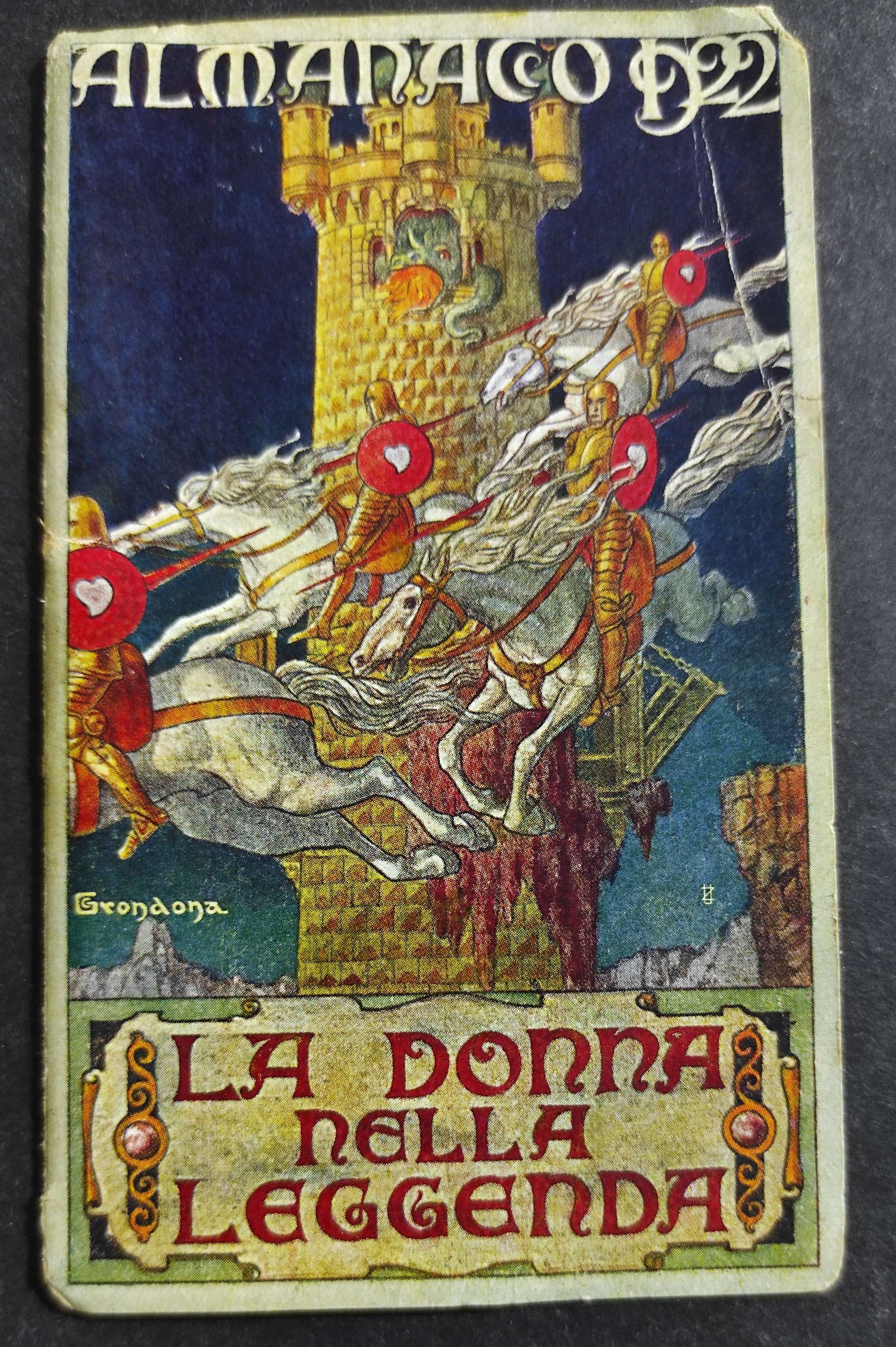 Calendario/Calendarietto Pubblicitario - La Donna Nella Leggenda - 1922