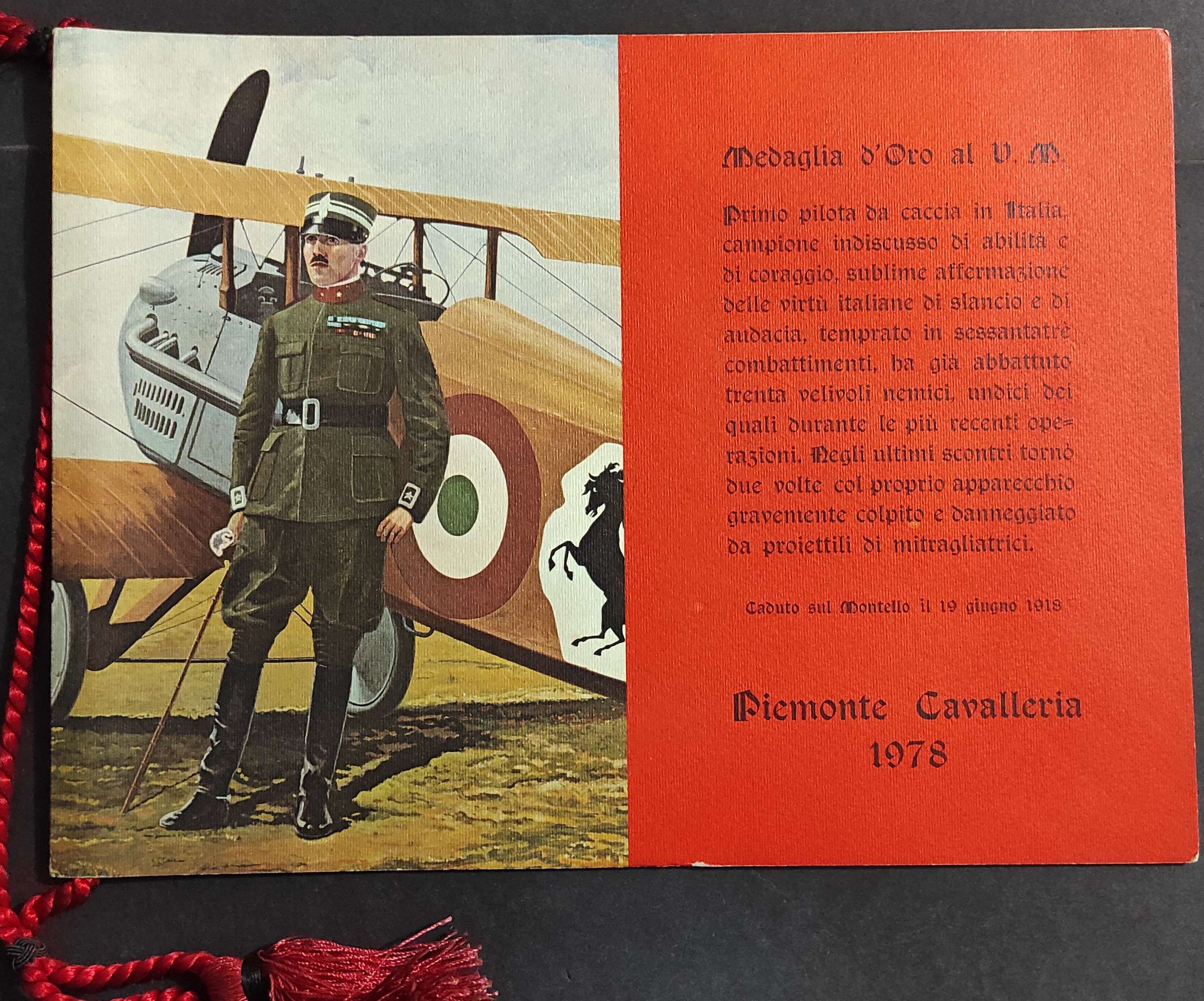 Calendario Piemonte Cavalleria 1692-1978 - 1978