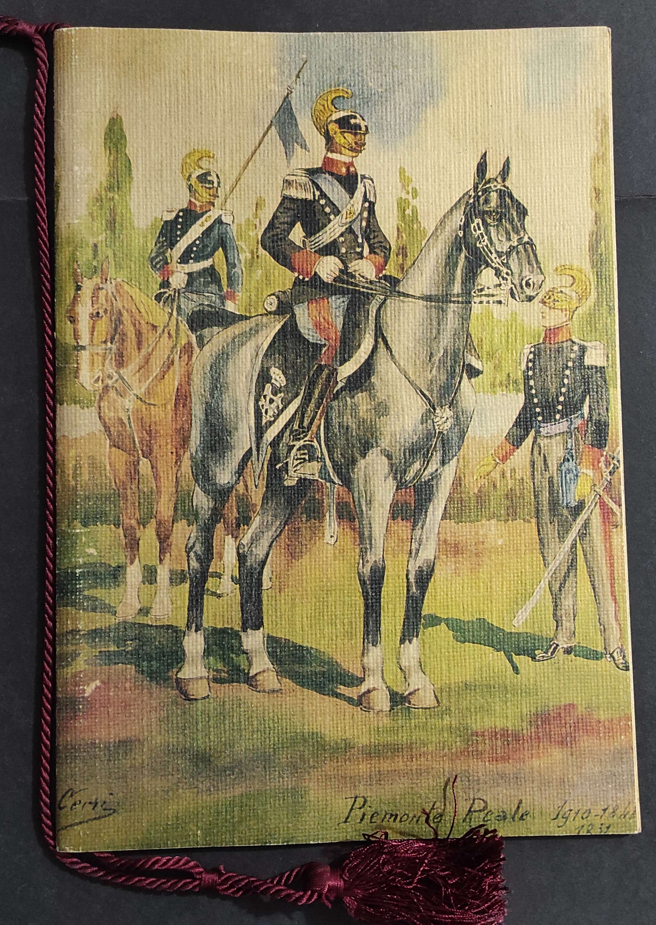 Calendario Piemonte Cavalleria 1982