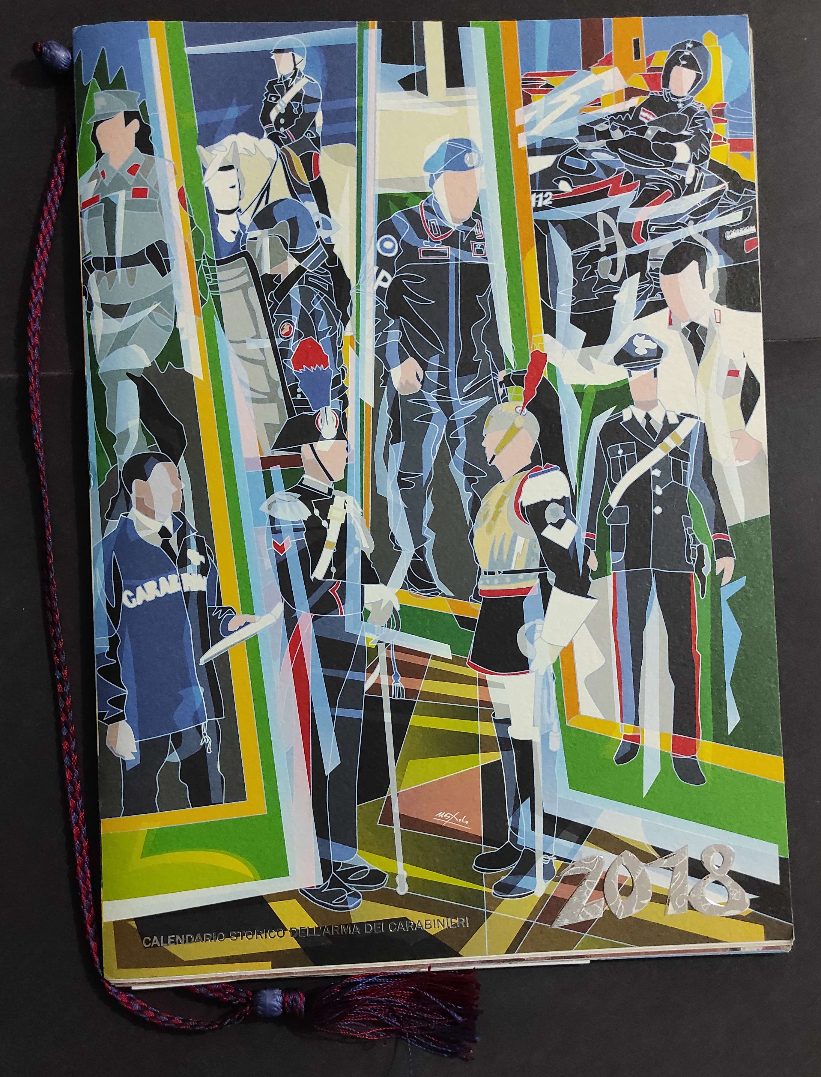 Calendario Storico dell'Arma dei Carabinieri 2018