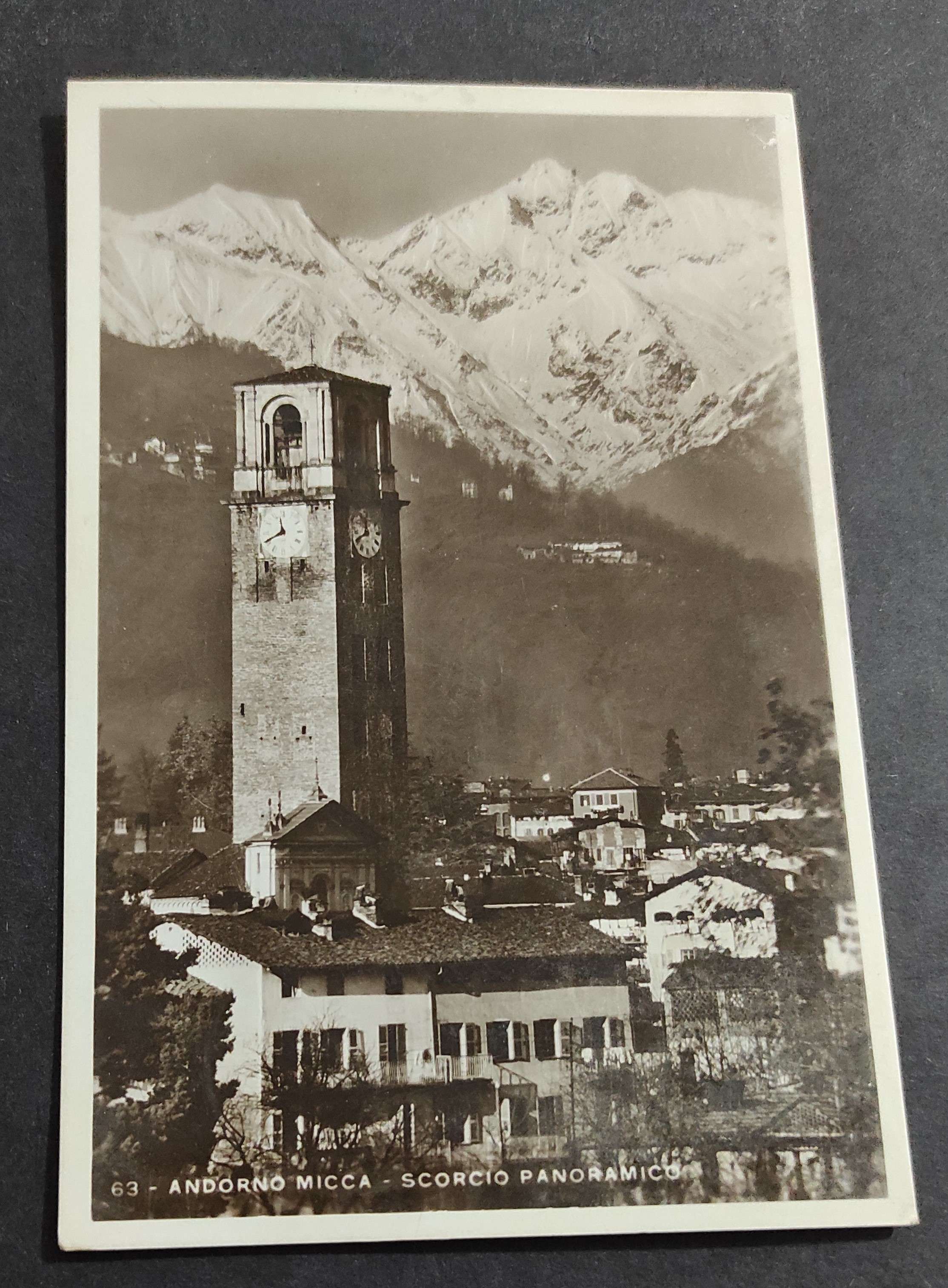 Cartolina Andorno Micca - Scorcio Panoramico