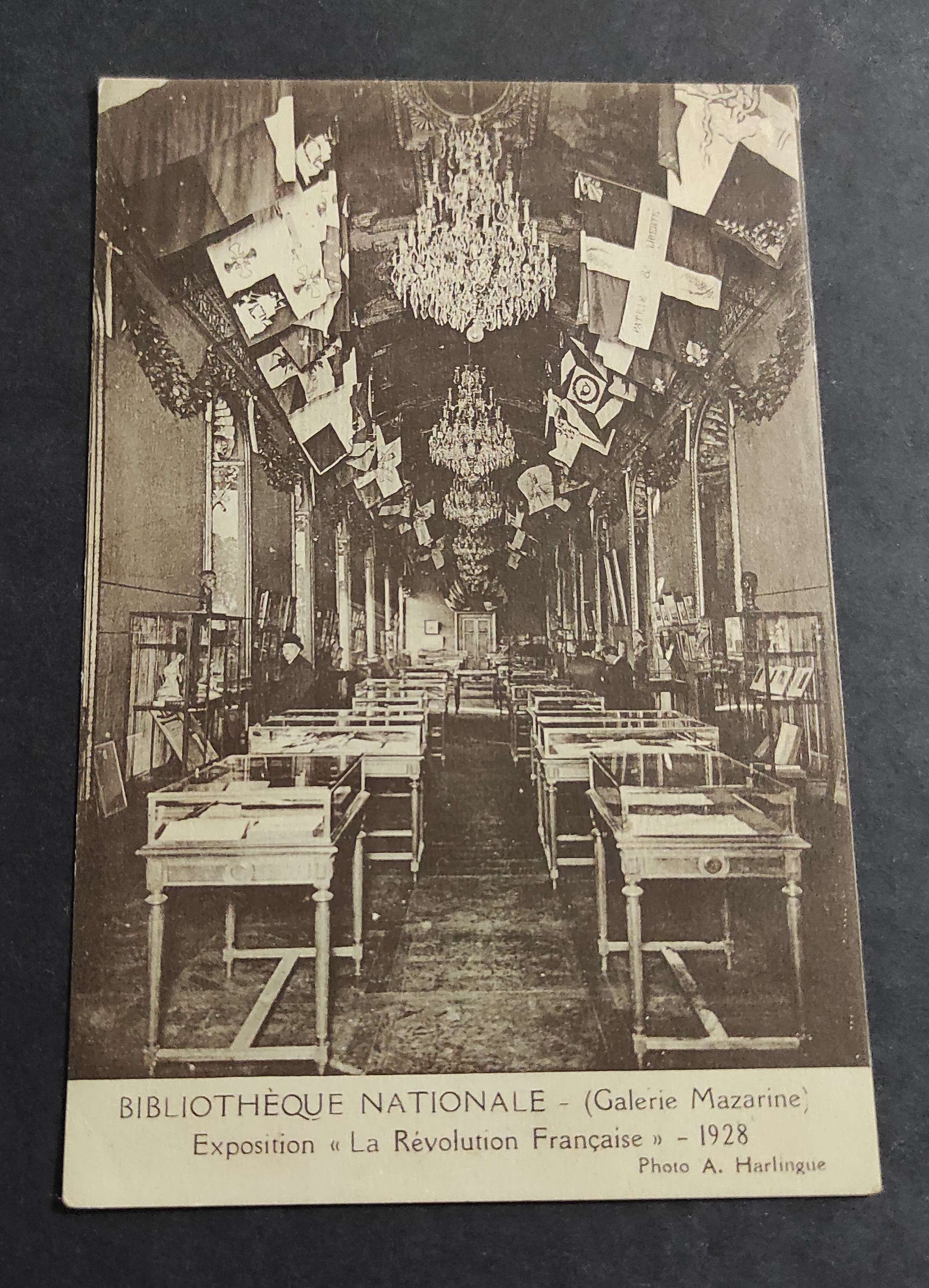 Cartolina Bibliotheque Nationale - (Galerie Mazarine) - Exposition "La Révolution …