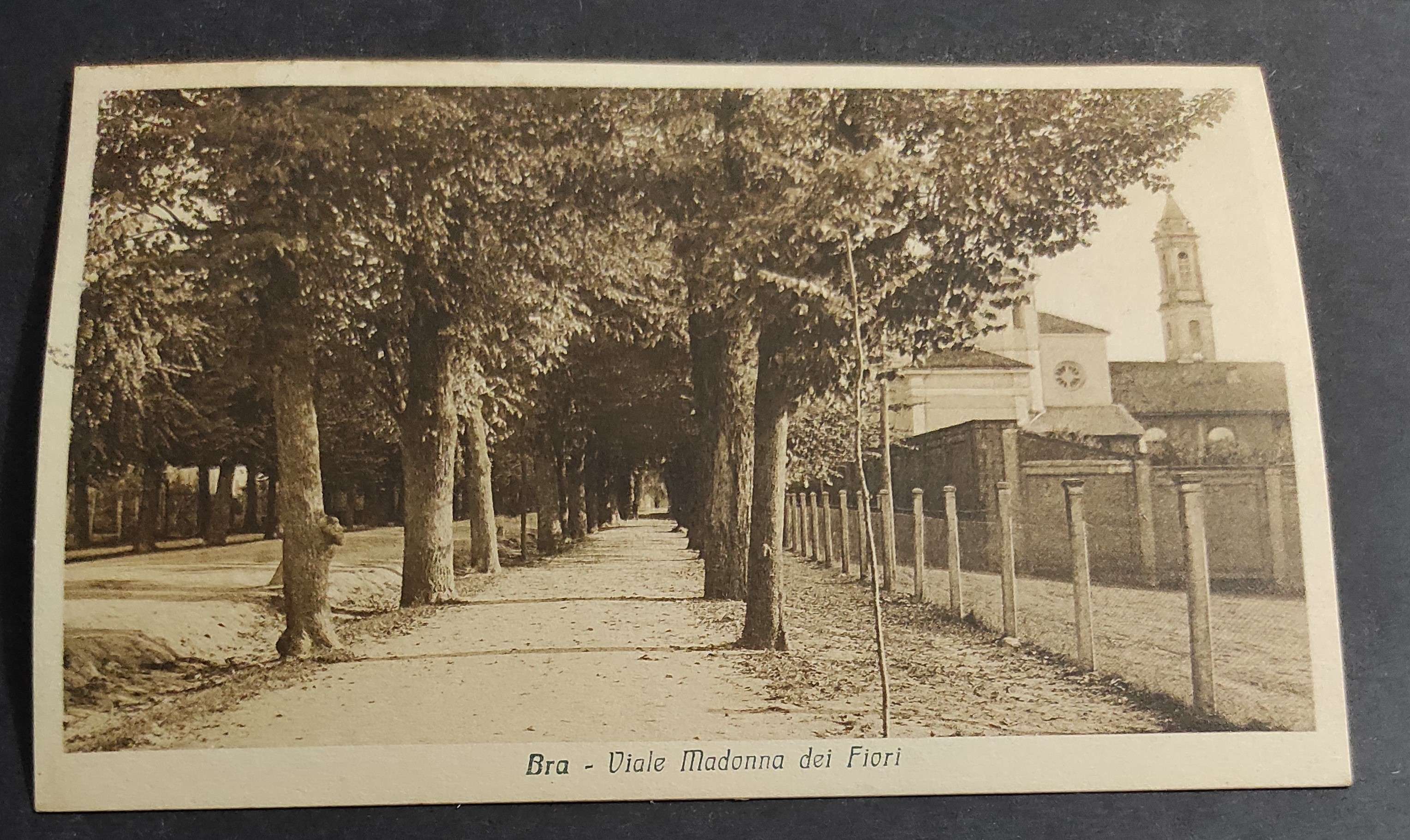 Cartolina Bra - Viale Madonna dei Fiori