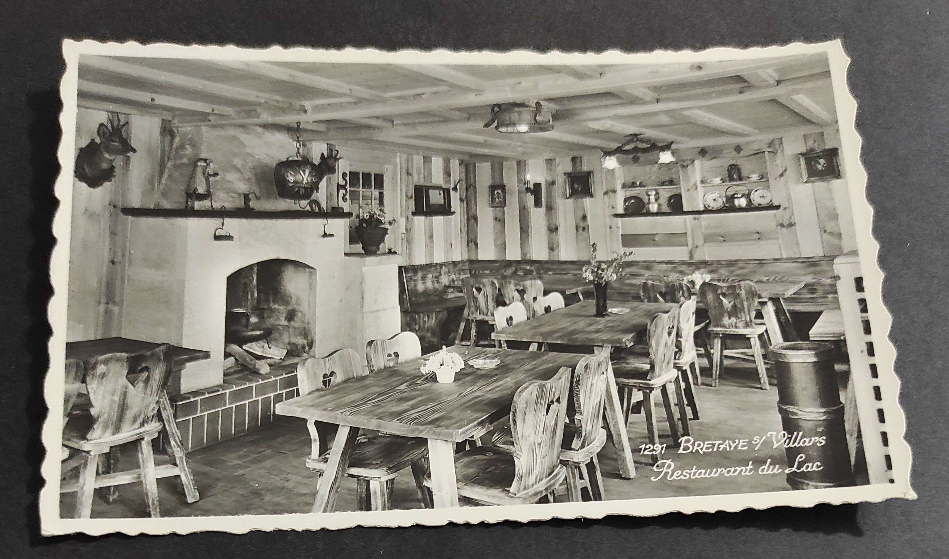 Cartolina Bretaye Villars - Restaurant du Lac