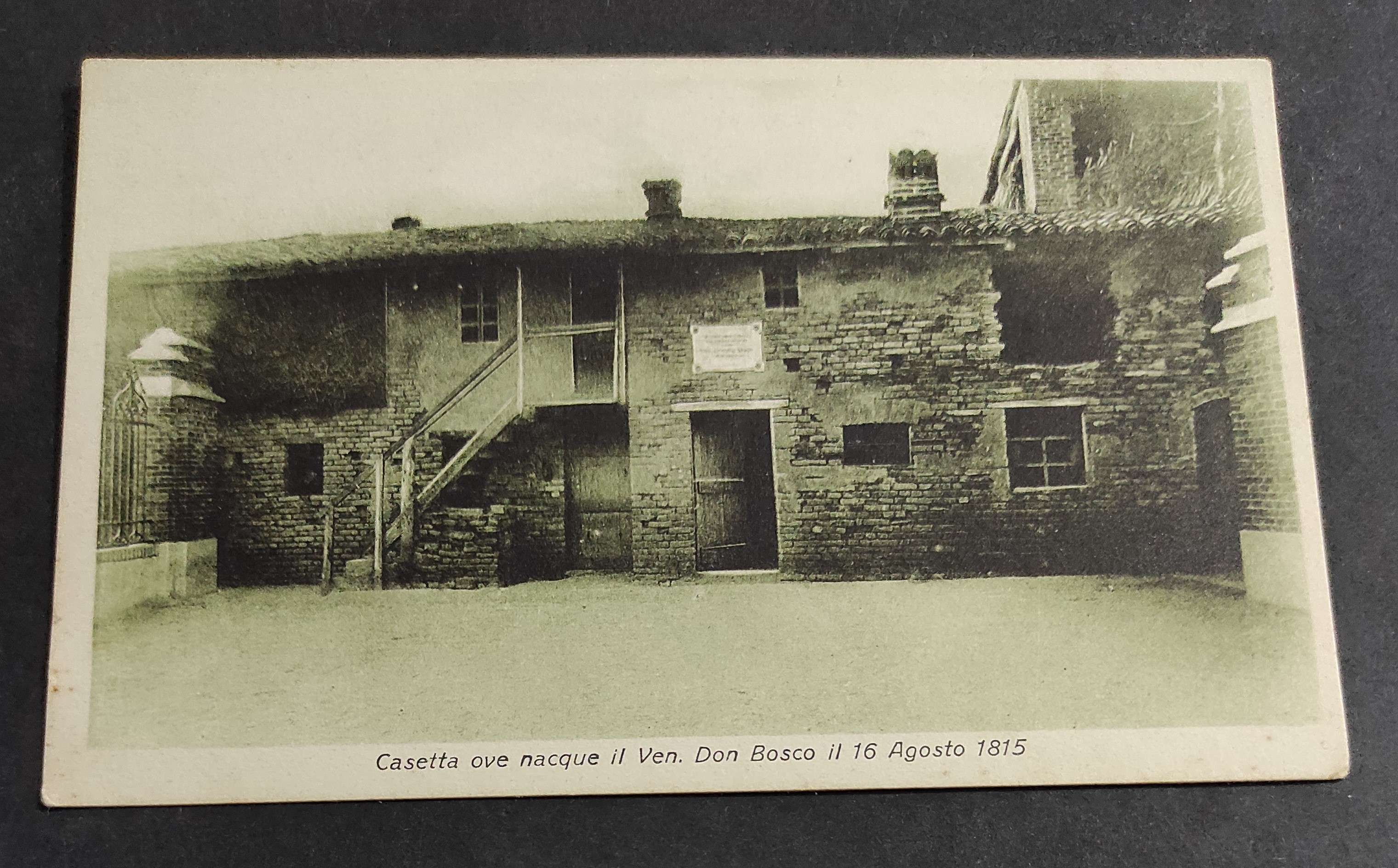 Cartolina Castelnuovo d'Asti - Casetta Ove Nacque il Ven. Don …